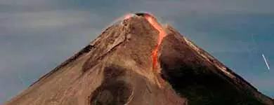 Volcán Merapi en Java