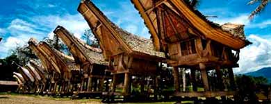 Las casas en Tana Toraja